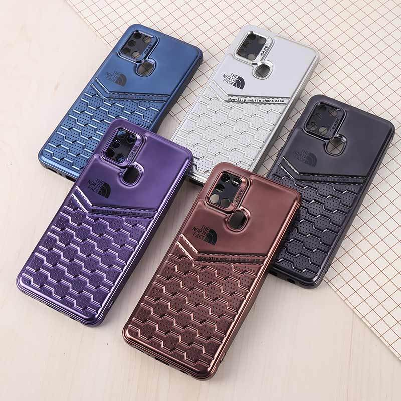 قاب ژله ای The North Face سامسونگ Galaxy A21s براق محافظ لنزدار