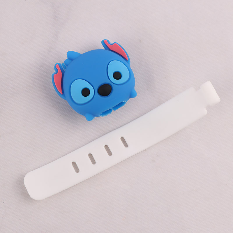 ست محافظ کابل و کلگی شارژر سیلیکونی آیفون طرح Stitch