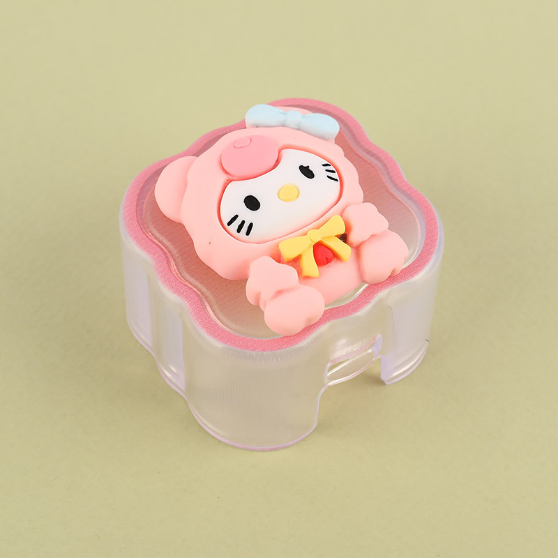 ست محافظ کابل و کلگی شارژر آیفون طرح Kitty کد 1