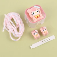ست محافظ کابل و کلگی شارژر آیفون طرح Kitty کد 1