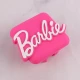 ست محافظ کابل و کلگی شارژر سیلیکونی آیفون طرح Barbie
