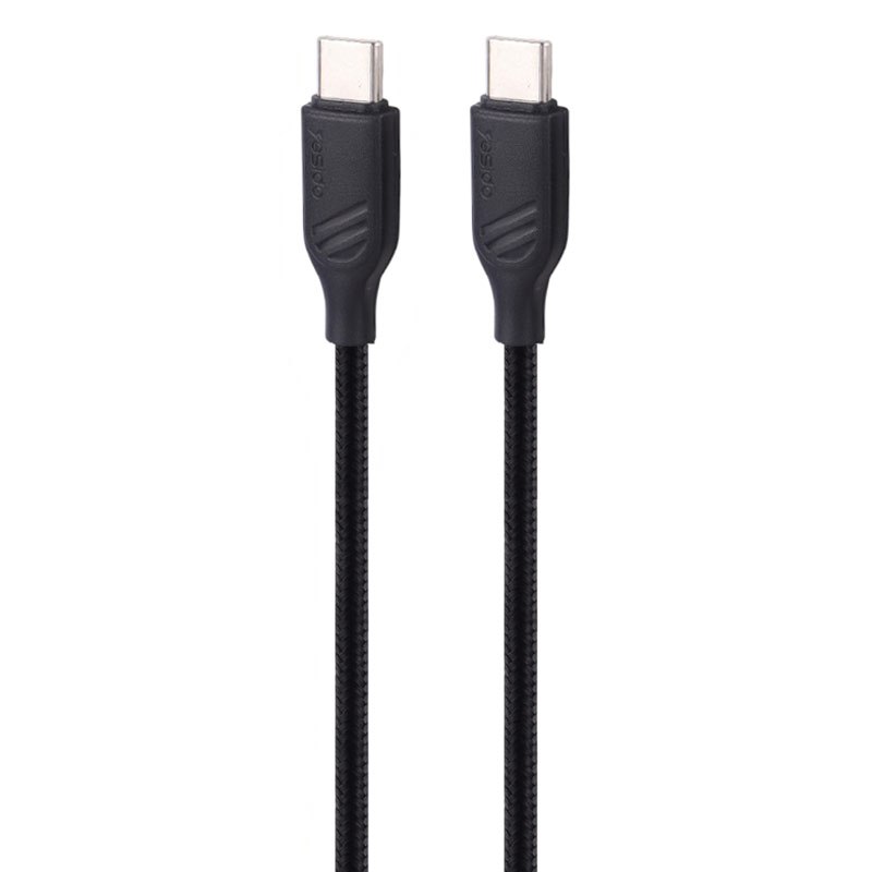 کابل تبدیل فست شارژ Yesido CA175 Type-C to Type-C 60W 1m
