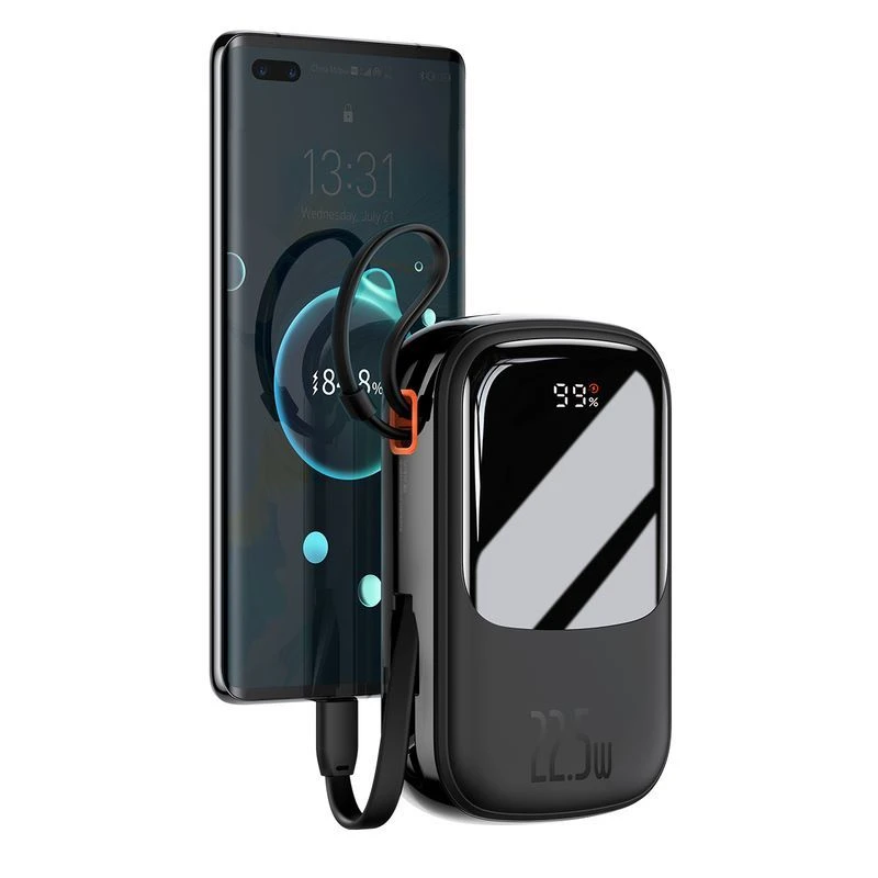 پاور بانک فست شارژ باسئوس Baseus PPQD040101 PD 22.5W ظرفیت 20000 میلی آمپر ساعت
