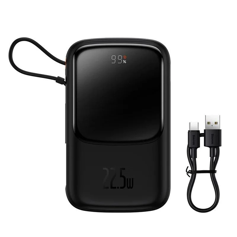 پاور بانک فست شارژ باسئوس Baseus PPQD040101 PD 22.5W ظرفیت 20000 میلی آمپر ساعت
