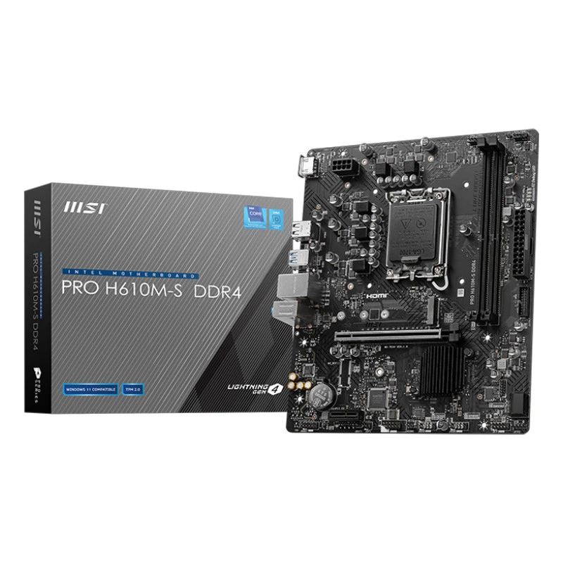 مادربرد ام اس آی PRO H610M-S DDR4 LGA 1700