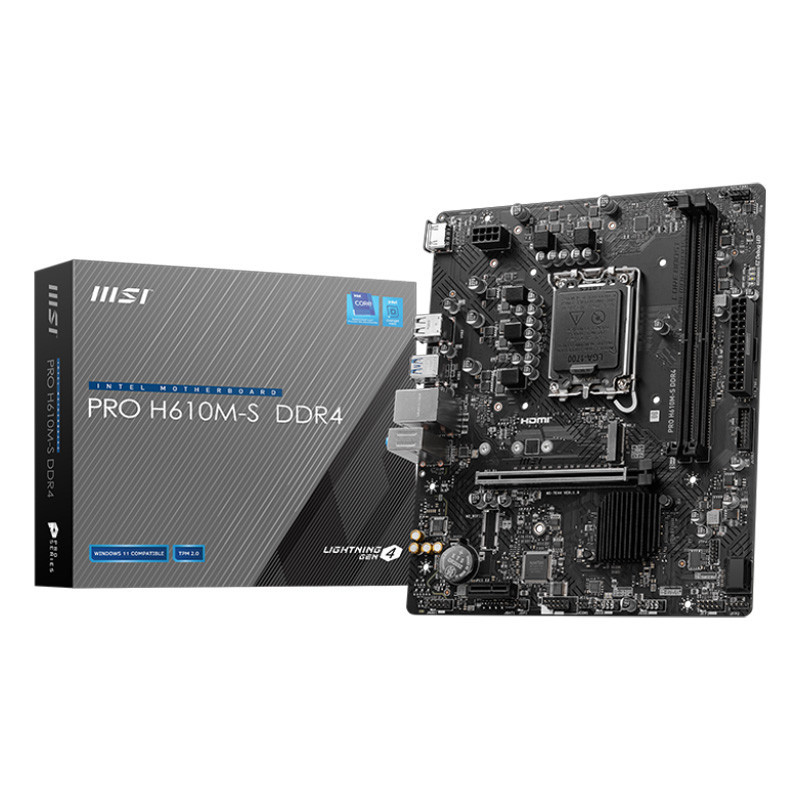 مادربرد ام اس آی PRO H610M-S DDR4 LGA 1700