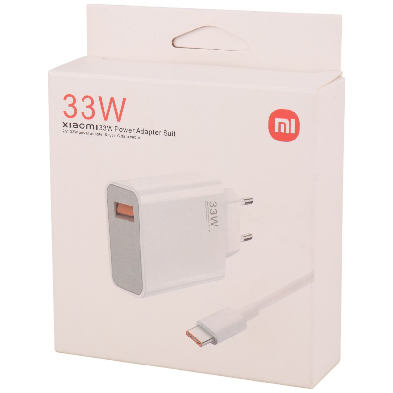 شارژر دیواری 33 وات شیائومی MDY-11-EZ PD 3A + کابل تایپ سی