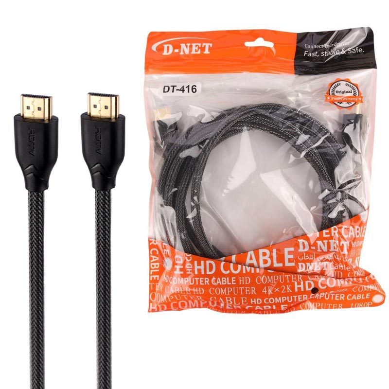 کابل HDMI 4K دی نت DT-416 طول 3 متر
