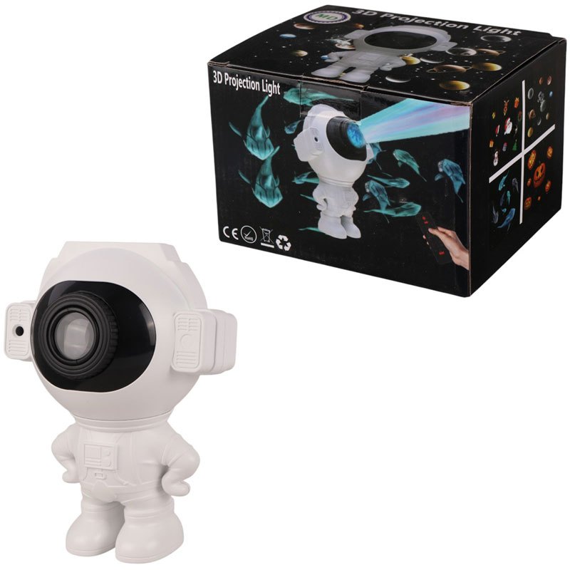 چراغ رقص نور کهکشانی اسپیکر دار بلوتوثی بزرگ 3D Projection Light