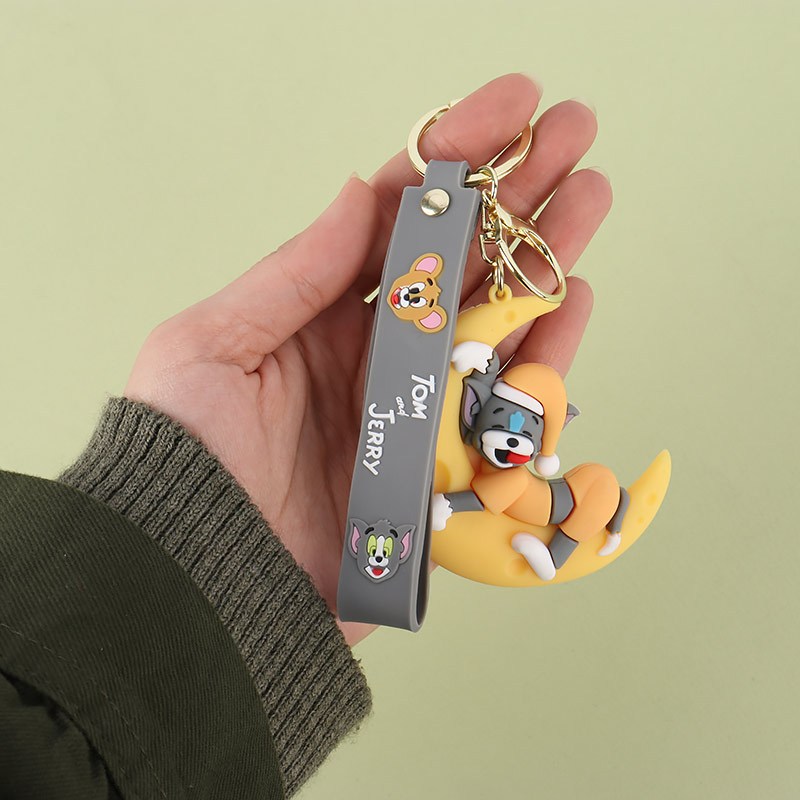 جاکلیدی سیلیکونی طرح تام و جری