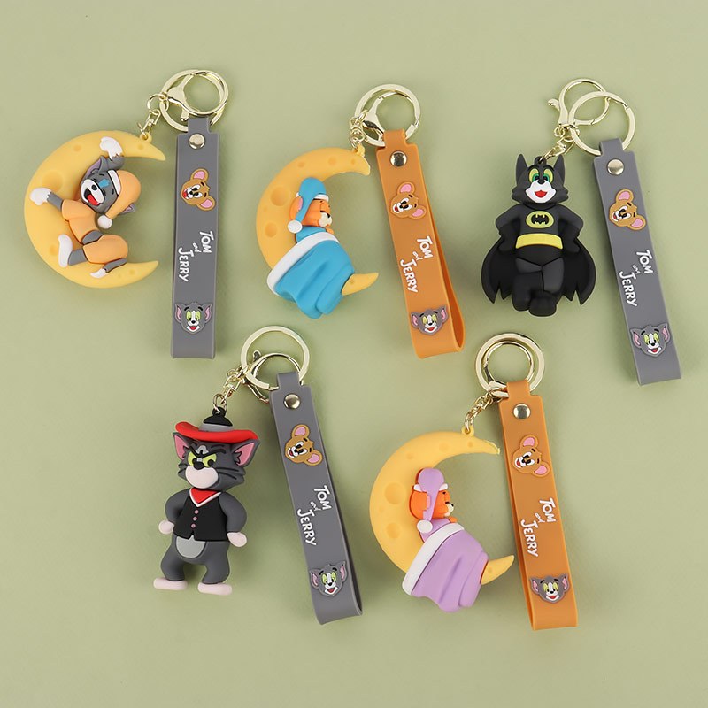 جاکلیدی سیلیکونی طرح تام و جری