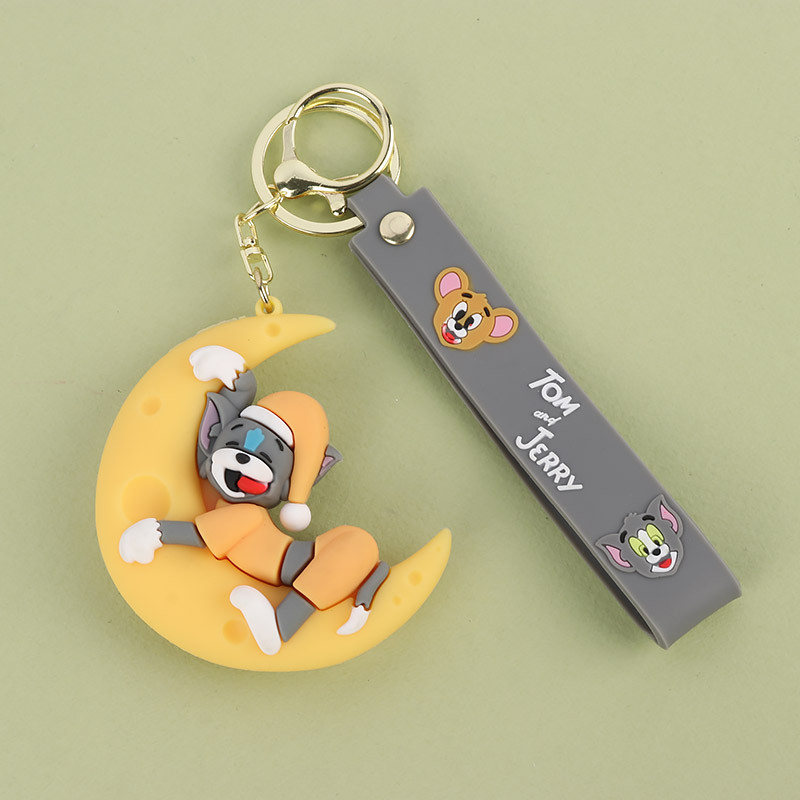 جاکلیدی سیلیکونی طرح تام و جری