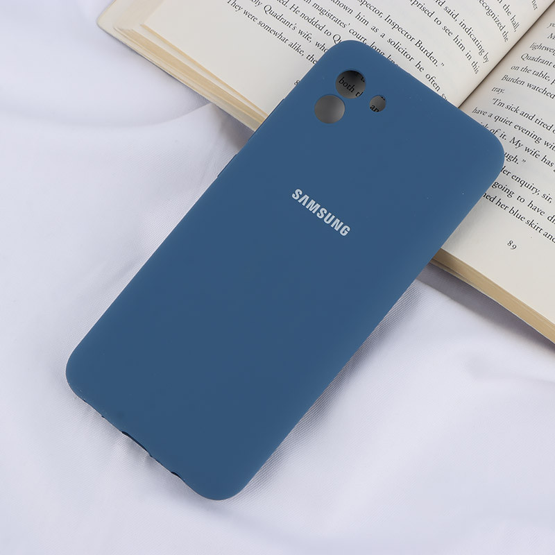 قاب سیلیکونی اصلی زیربسته سامسونگ Galaxy A03 محافظ لنزدار