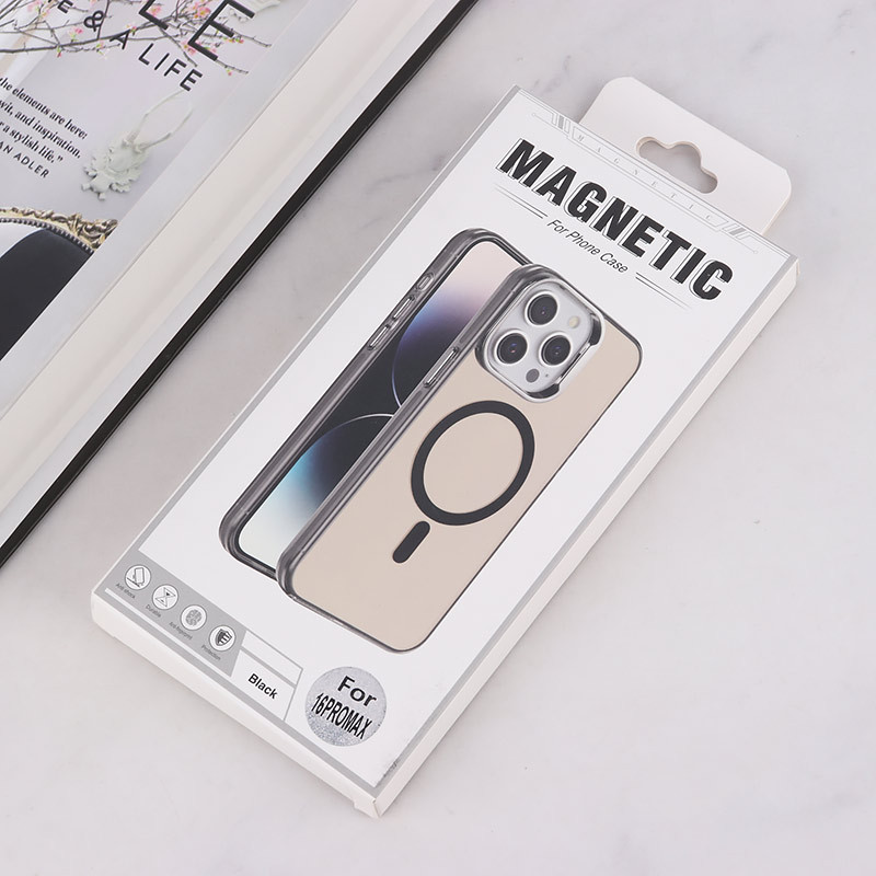 قاب مگ سیف Magnetic آیفون iPhone 16 Pro Max دور محافظ متالیک