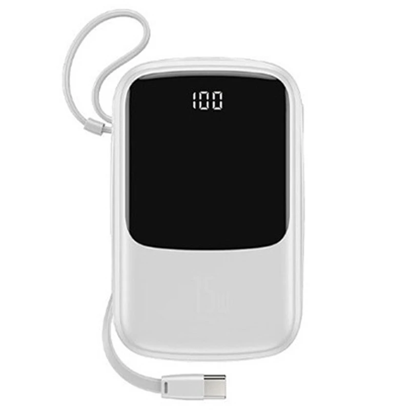 پاور بانک فست شارژ باسئوس QPOW Pro PPQD040101 PD 22.5W ظرفیت 20000 میلی آمپر ساعت