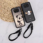 قاب کبریتی سولید شیائومی Poco X3 / X3 NFC / X3 Pro محافظ لنزدار با بند مچی