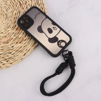 قاب کبریتی سولید آیفون iPhone 11 Pro محافظ لنزدار با بند مچی