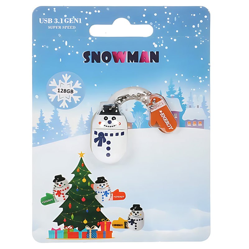 فلش عروسکی 128 گیگ ایکس انرژی X-Energy Snowman