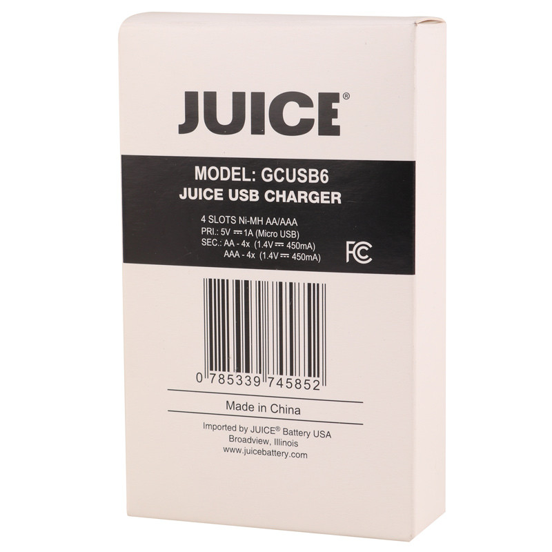 شارژر باتری Juice GCUSB6