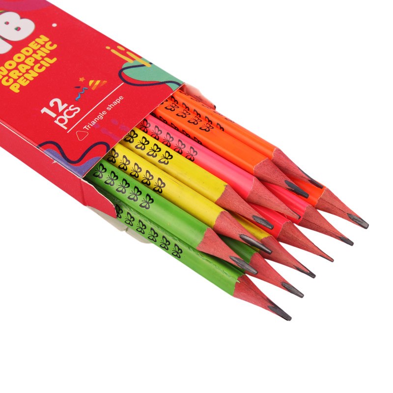 مداد مشکی ام کیو M.Q H-16 بسته 12 عددی