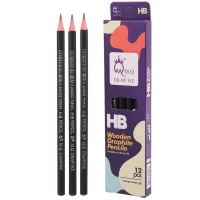 مداد مشکی ام کیو M.Q H-13 بسته 12 عددی