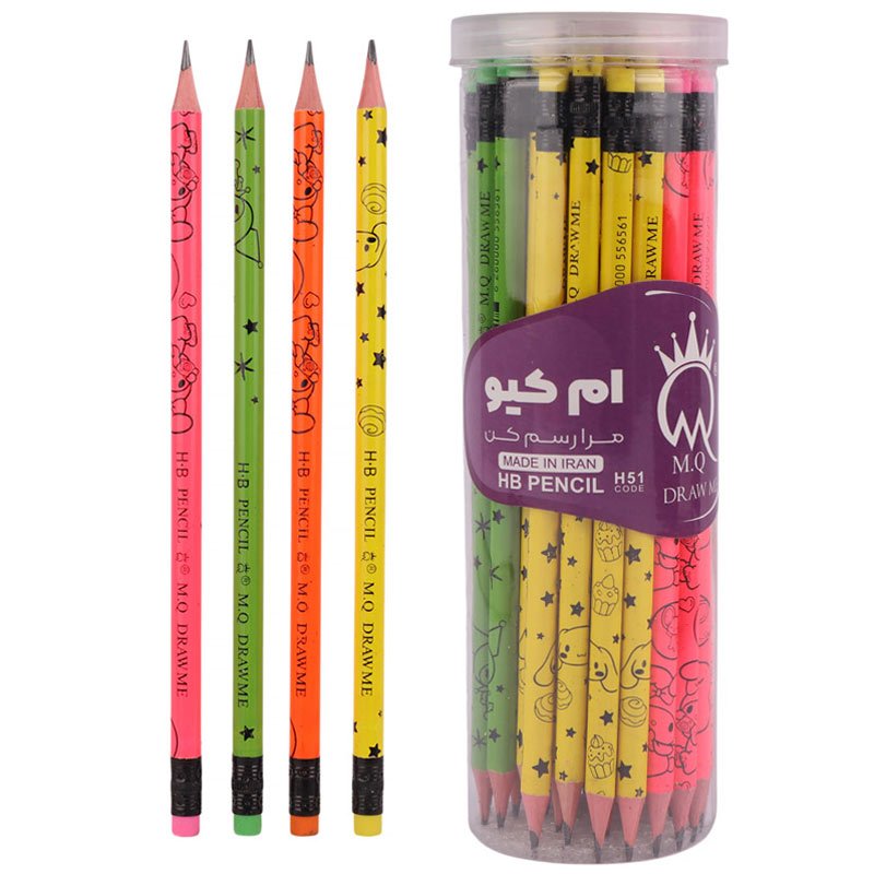 مداد مشکی ام کیو M.Q H51 بسته 48 عددی
