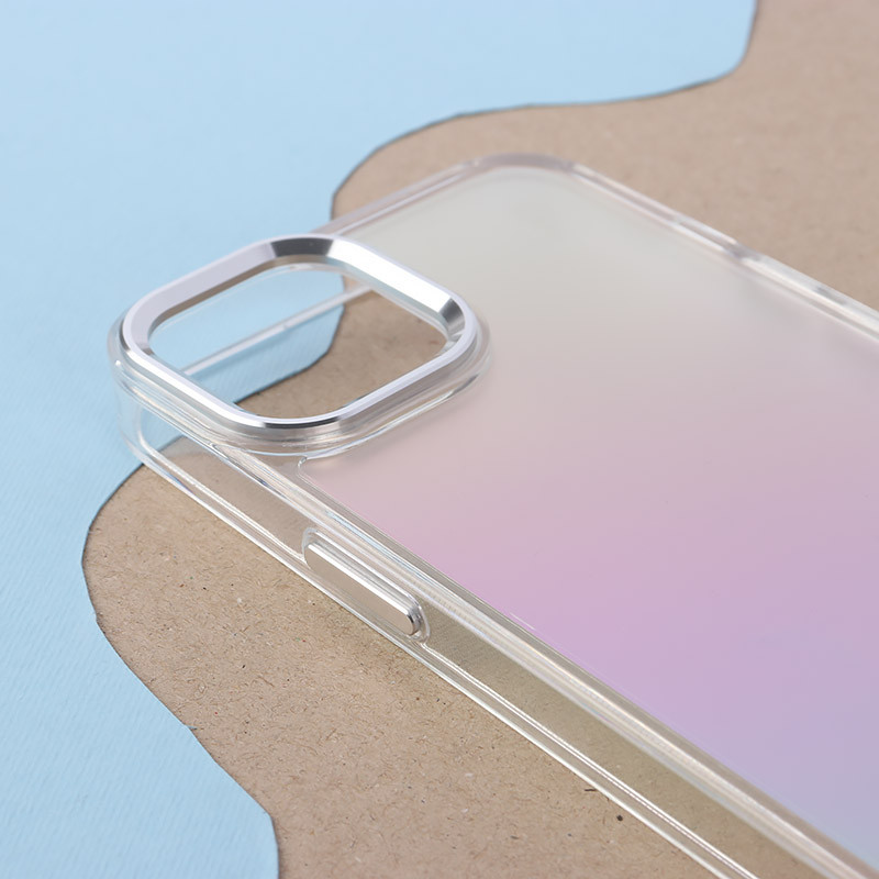 قاب هولوگرامی BIGC آیفون iPhone 13 / 14 پشت مات دور رنگی