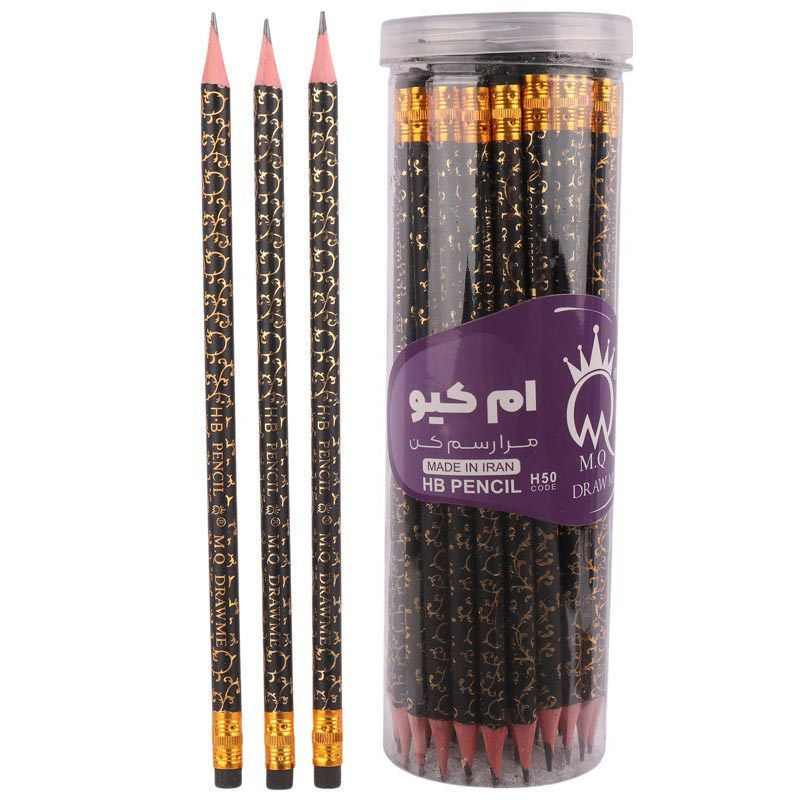مداد مشکی ام کیو M.Q H50 بسته 48 عددی
