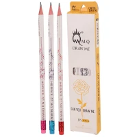 مداد مشکی ام کیو M.Q H-18 بسته 12 عددی