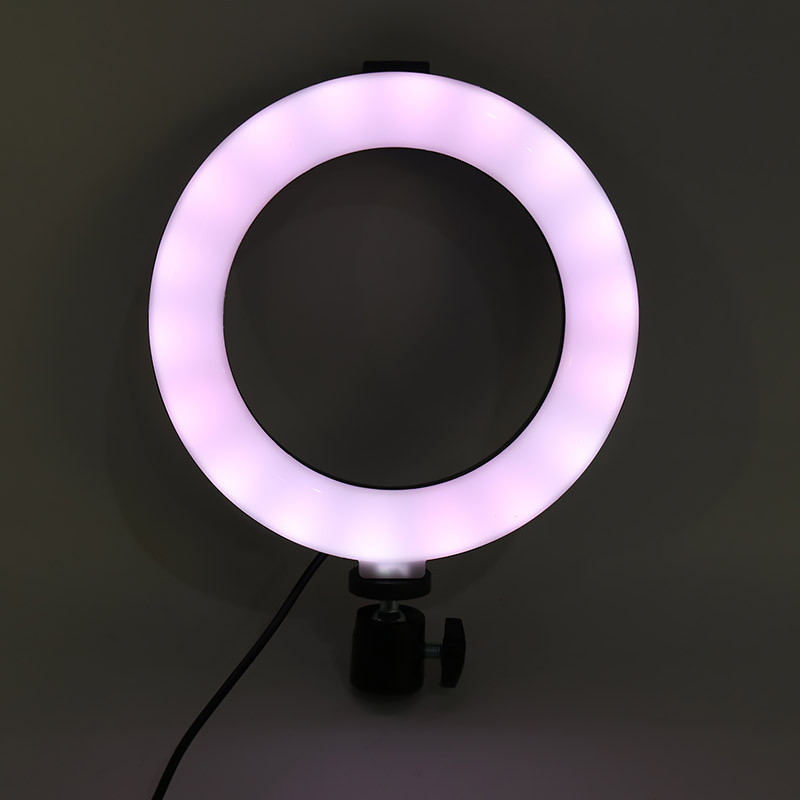 رینگ لایت 6 اینچ RGB LED MJ16