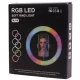 رینگ لایت 6 اینچ RGB LED MJ16