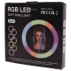 رینگ لایت 8 اینچ RGB LED MJ20