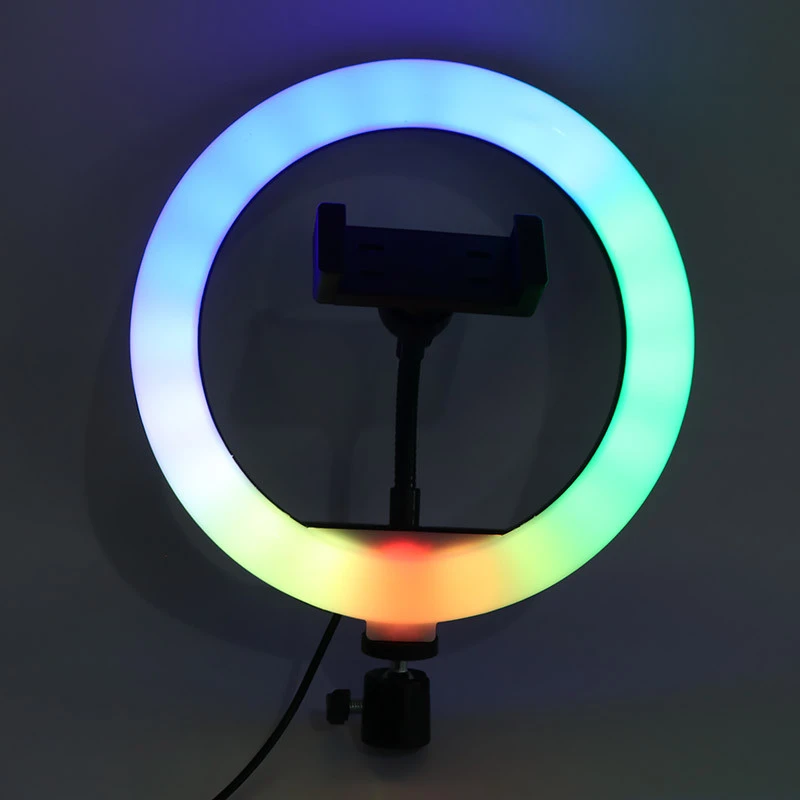 رینگ لایت 8 اینچ RGB LED MJ20