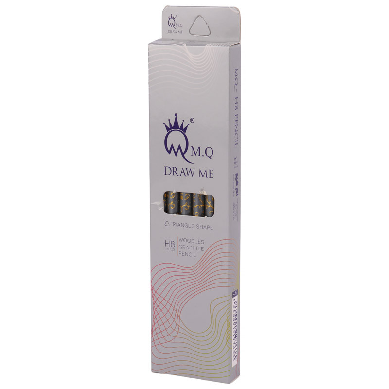 مداد مشکی ام کیو M.Q H-17 بسته 12 عددی