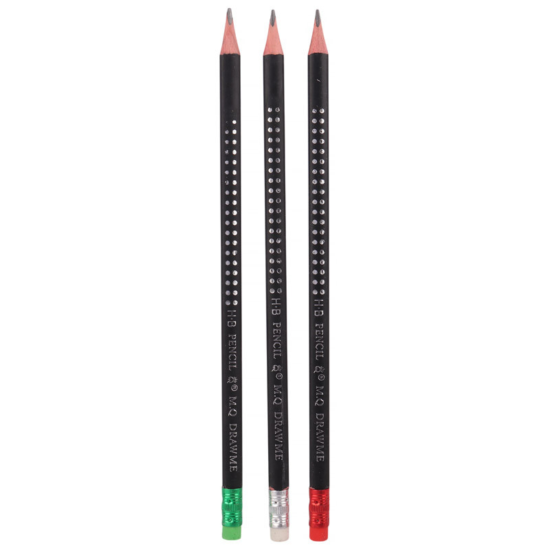 مداد مشکی پاک کن دار ام کیو M.Q H52 بسته 48 عددی