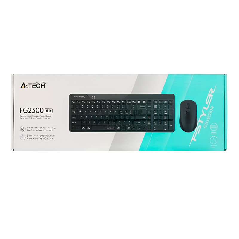 کیبورد و موس بی سیم ای فورتک FG2300 Air