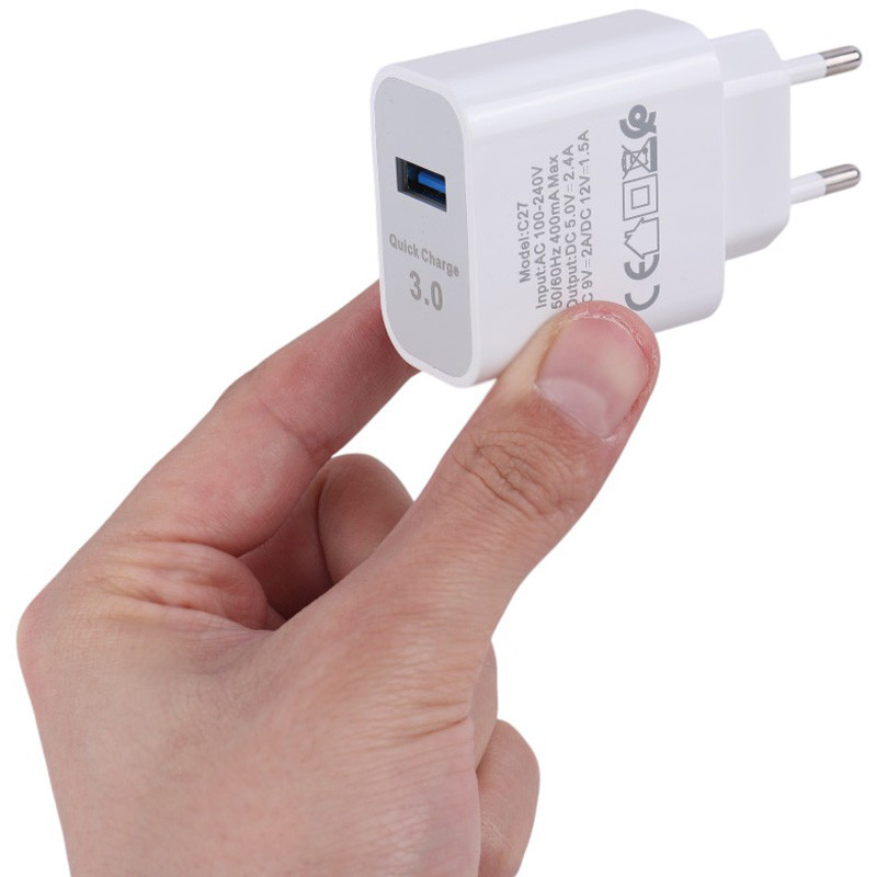 شارژر دیواری 18 وات کانفلون C27 QC3.0 PD 2.4A + کابل تایپ سی