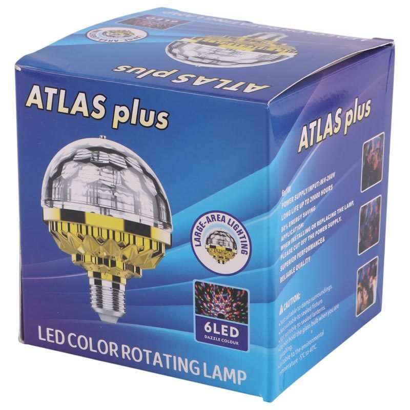 لامپ رقص نور Atlas Plus 6W E27