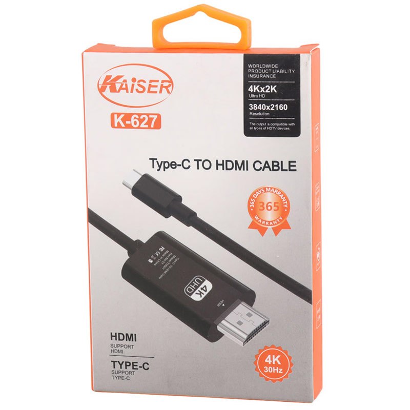 کابل تبدیل Type-C به HDMI کایزر K-627 طول 2 متر