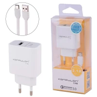 شارژر دیواری 18 وات کانفلون C27 QC3.0 PD 2.4A + کابل تایپ سی