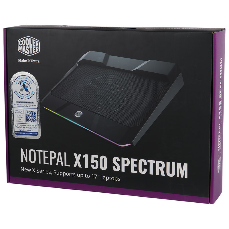 کول پد لپ تاپ Cooler Master Notepal X150