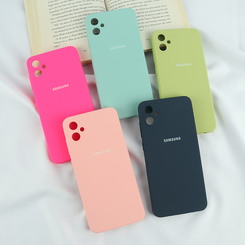 قاب سیلیکونی اصلی زیربسته سامسونگ Galaxy A05 محافظ لنزدار