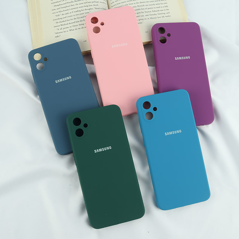 قاب سیلیکونی اصلی زیربسته سامسونگ Galaxy A05 محافظ لنزدار