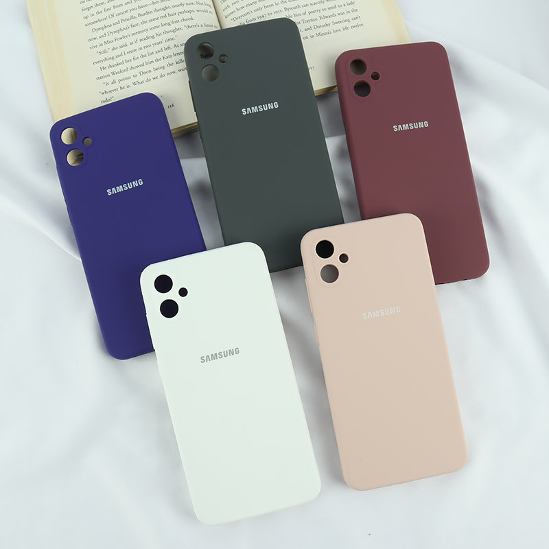 قاب سیلیکونی اصلی زیربسته سامسونگ Galaxy A05 محافظ لنزدار