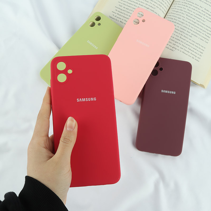 قاب سیلیکونی اصلی زیربسته سامسونگ Galaxy A05 محافظ لنزدار