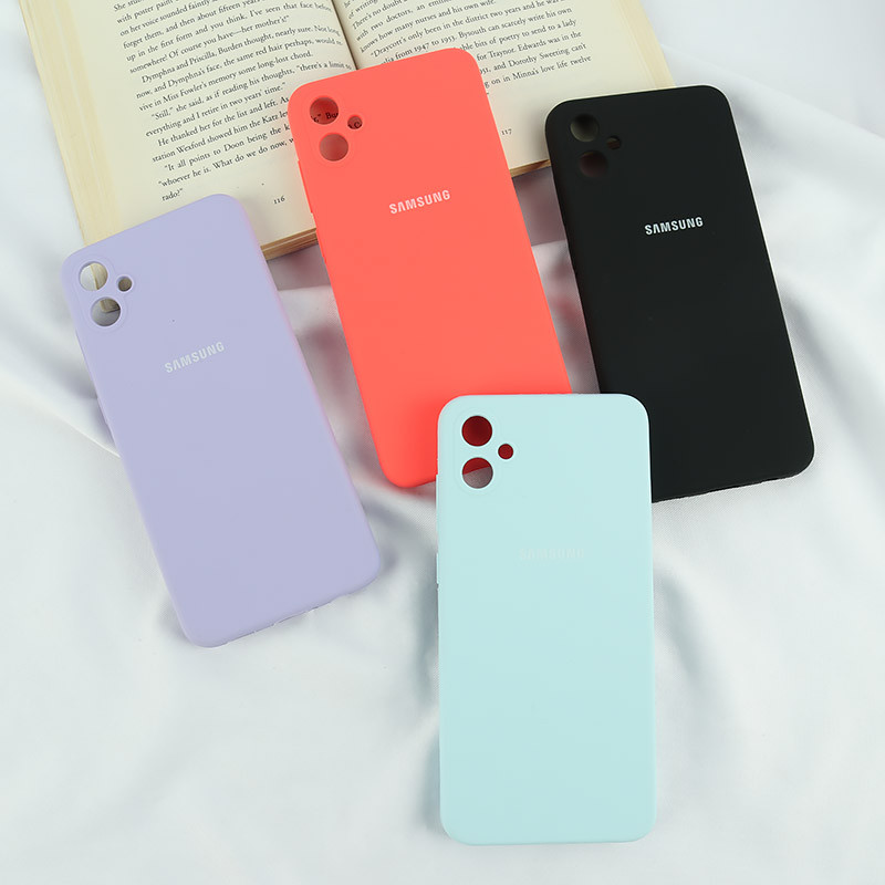قاب سیلیکونی اصلی زیربسته سامسونگ Galaxy A05 محافظ لنزدار