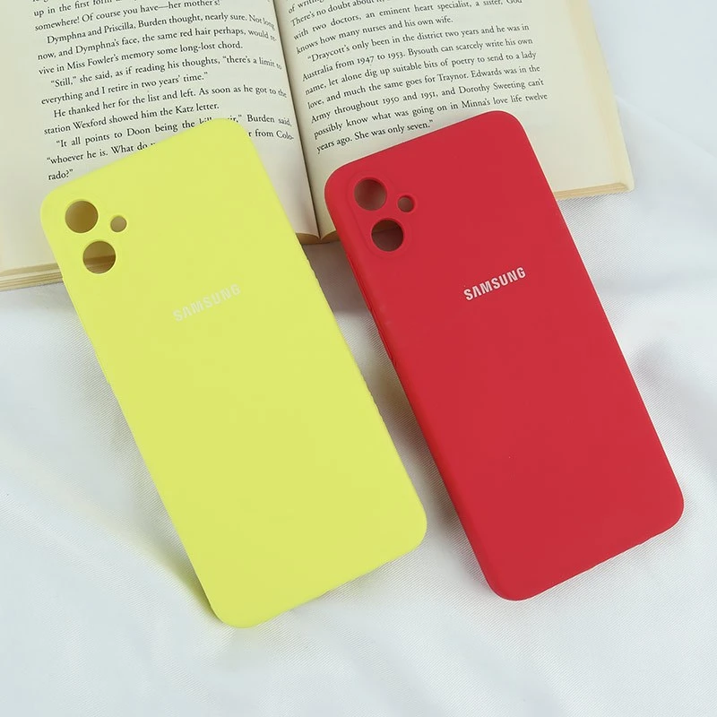 قاب سیلیکونی اصلی زیربسته سامسونگ Galaxy A05 محافظ لنزدار