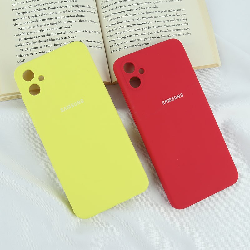 قاب سیلیکونی اصلی زیربسته سامسونگ Galaxy A05 محافظ لنزدار