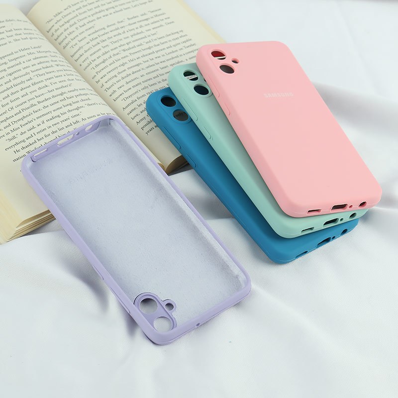 قاب سیلیکونی اصلی زیربسته سامسونگ Galaxy A05 محافظ لنزدار