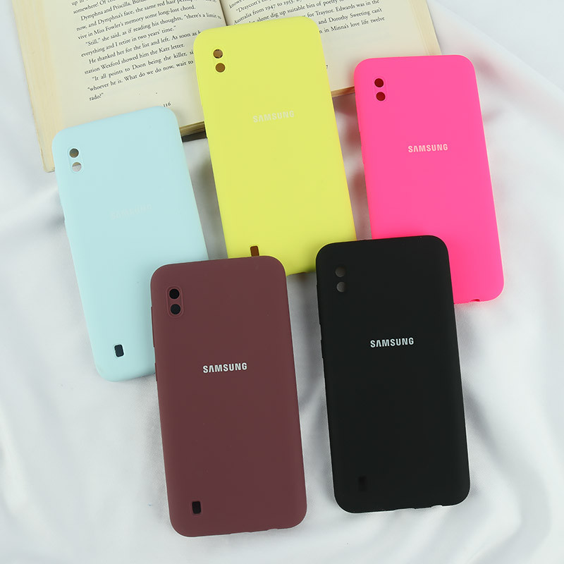 قاب سیلیکونی اصلی زیربسته سامسونگ Galaxy A10 محافظ لنزدار